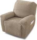 Stretchy Khaki Recliner Cover by NORTHERN BROTHERS