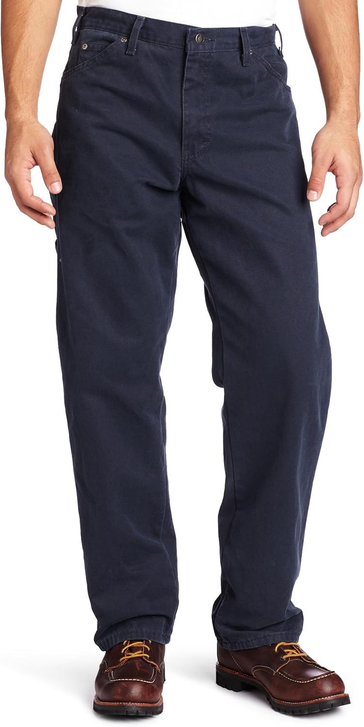 Dickies Men's Relaxed Straight Sanded Duck Carpenter Jean Review