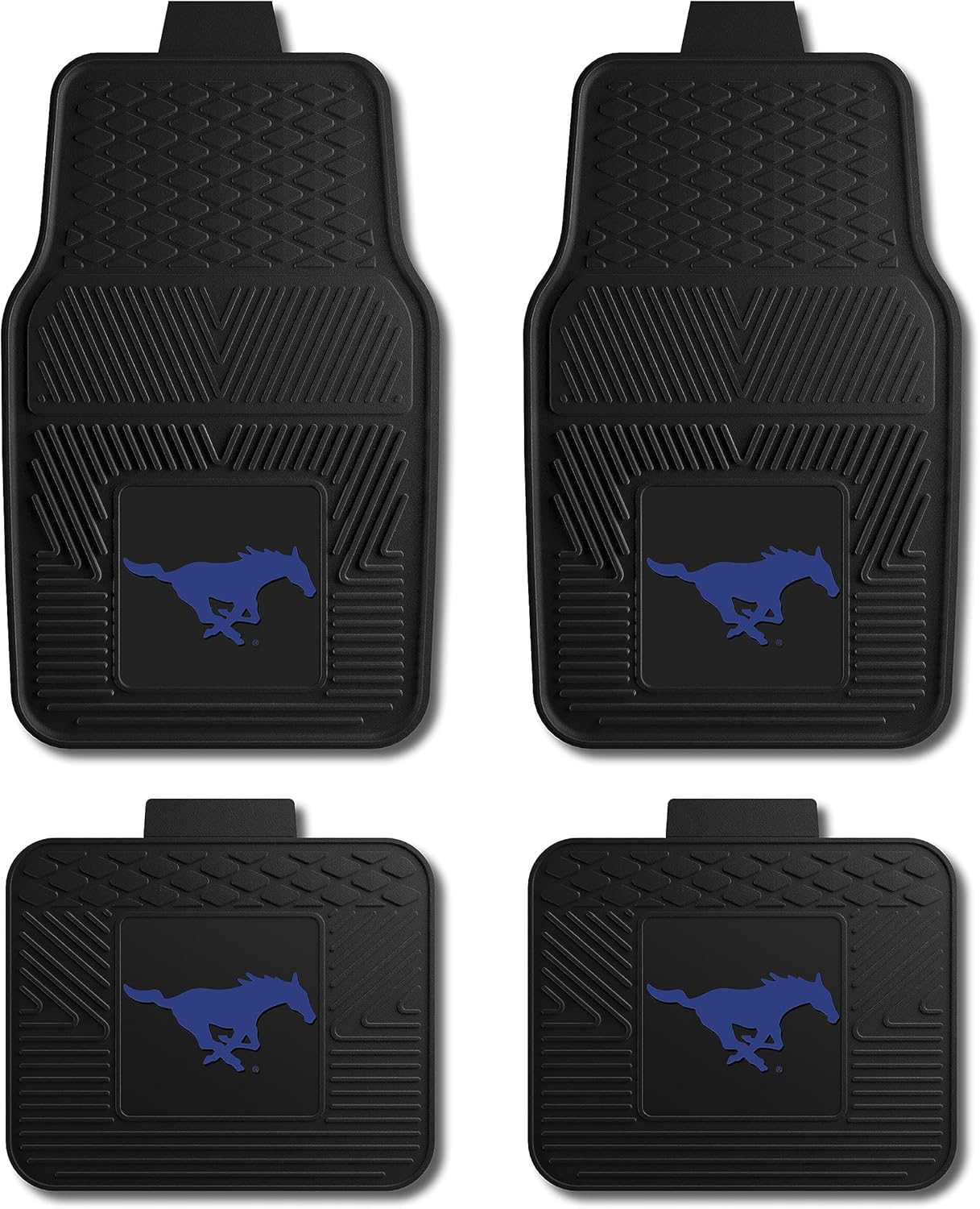 Fanmats Southern Methodist University Mustangs Car Mats Set