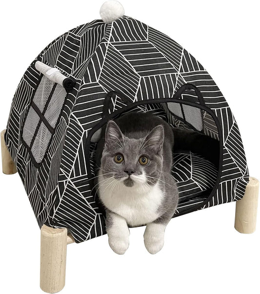 Nockovi Portable 2-in-1 Cat Tent - Quick Assembly!