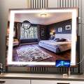 Hasipu Vanity Mirror with Lights 24.2in x 19.7in - LED Makeup Mirror
