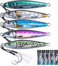 Goture Vertical Jigging Lures Saltwater 60g-150g - Fast Fall Deep Sea