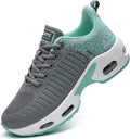 Womens Lightweight Walking Sneakers - Cushioned Breathable Comfort