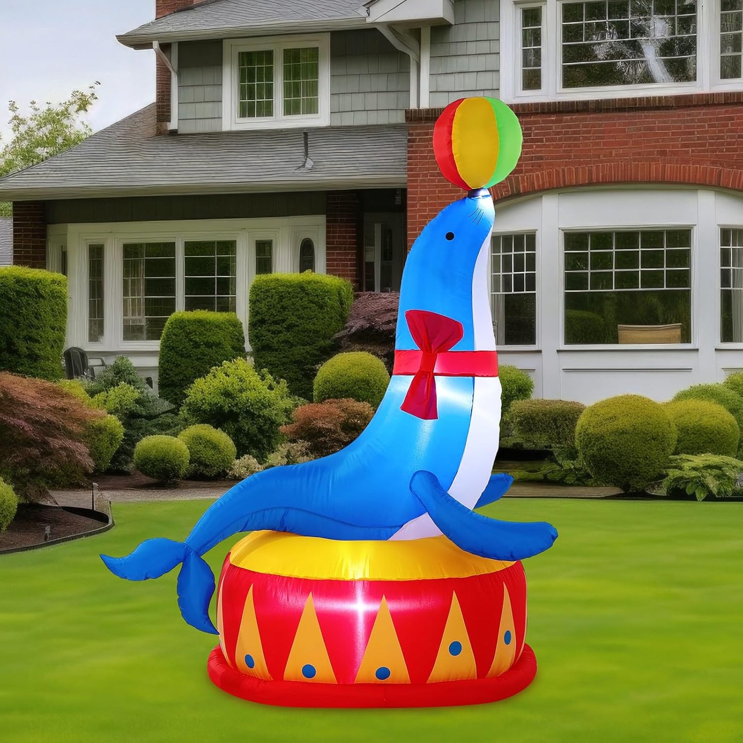 LED 5 FT Inflatable Seal by Silipull for Parties and Fun