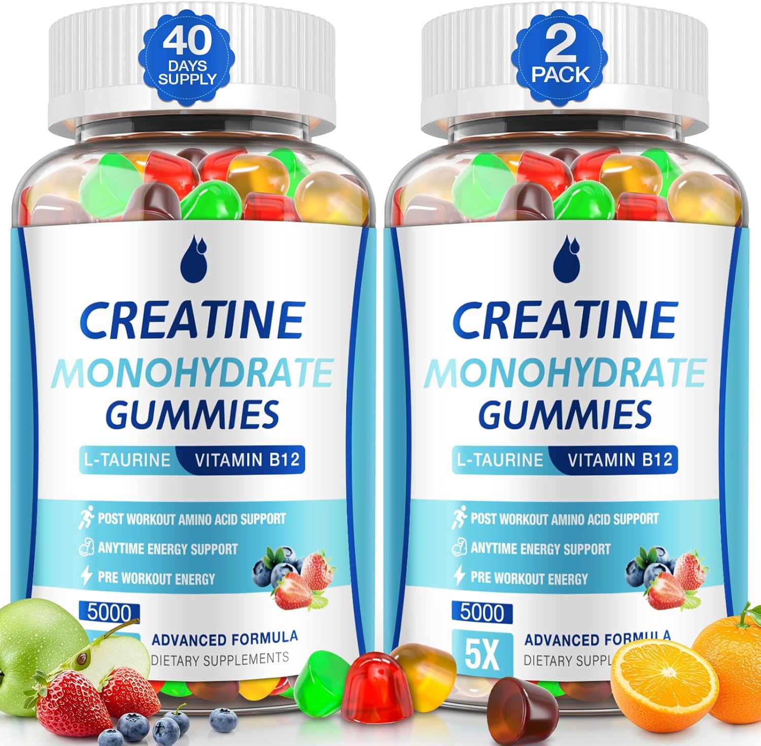 Creatine Gummies for Men & Women - Energy Boost & Muscle Builder