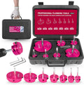 PVC Pipe Reamer Kit 7-Piece for 1/2ft Drills - Precision Plumbing Tool