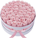 50 Piece Roses in a Velvet Box - Lasting Preserved Flowers Gift