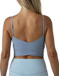Colorfulkoala Womens Dreamlux Crop Tank Top with Built-in Bra