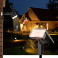 Large Panel Solar Spot Lights Outdoor 4 Pack - Bright 58 LED Pathway