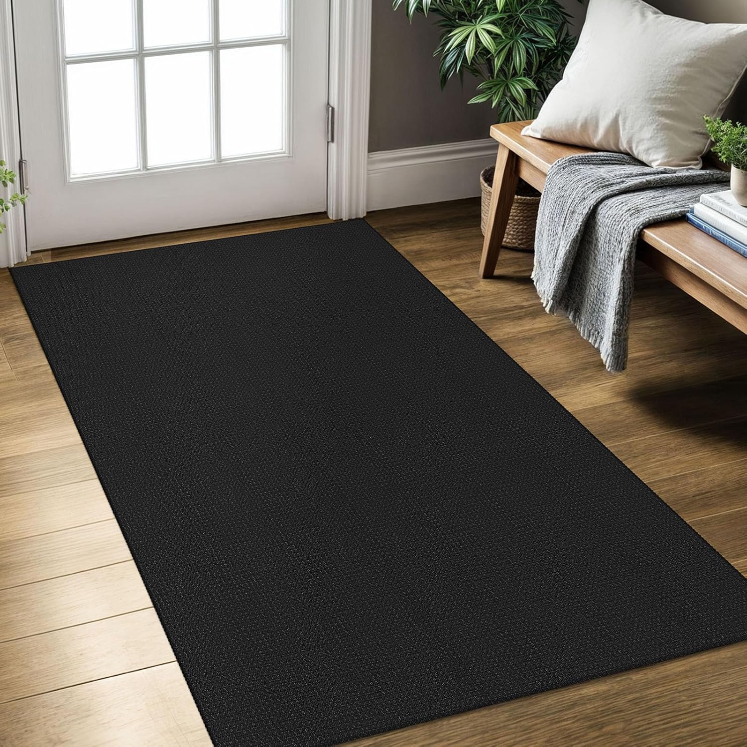 KOZYFLY 3x5 ft Washable Area Rug for Entryway and Kitchen
