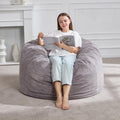 Hobestluk 3ft Bean Bag Chairs for Adults - Plush Comfort