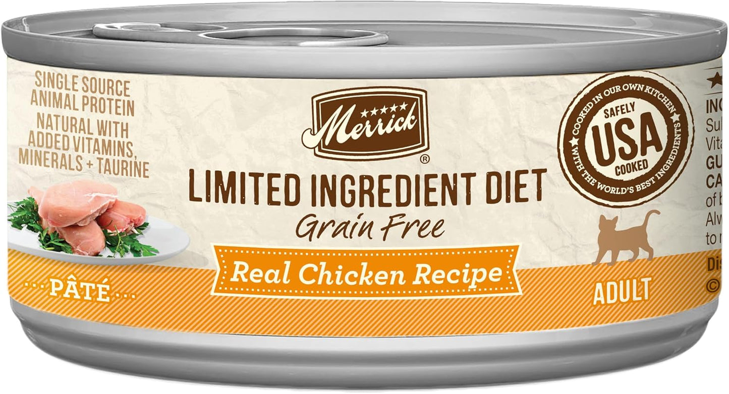 Merrick Limited Ingredient Diet Grain Free Chicken Cat Food Review