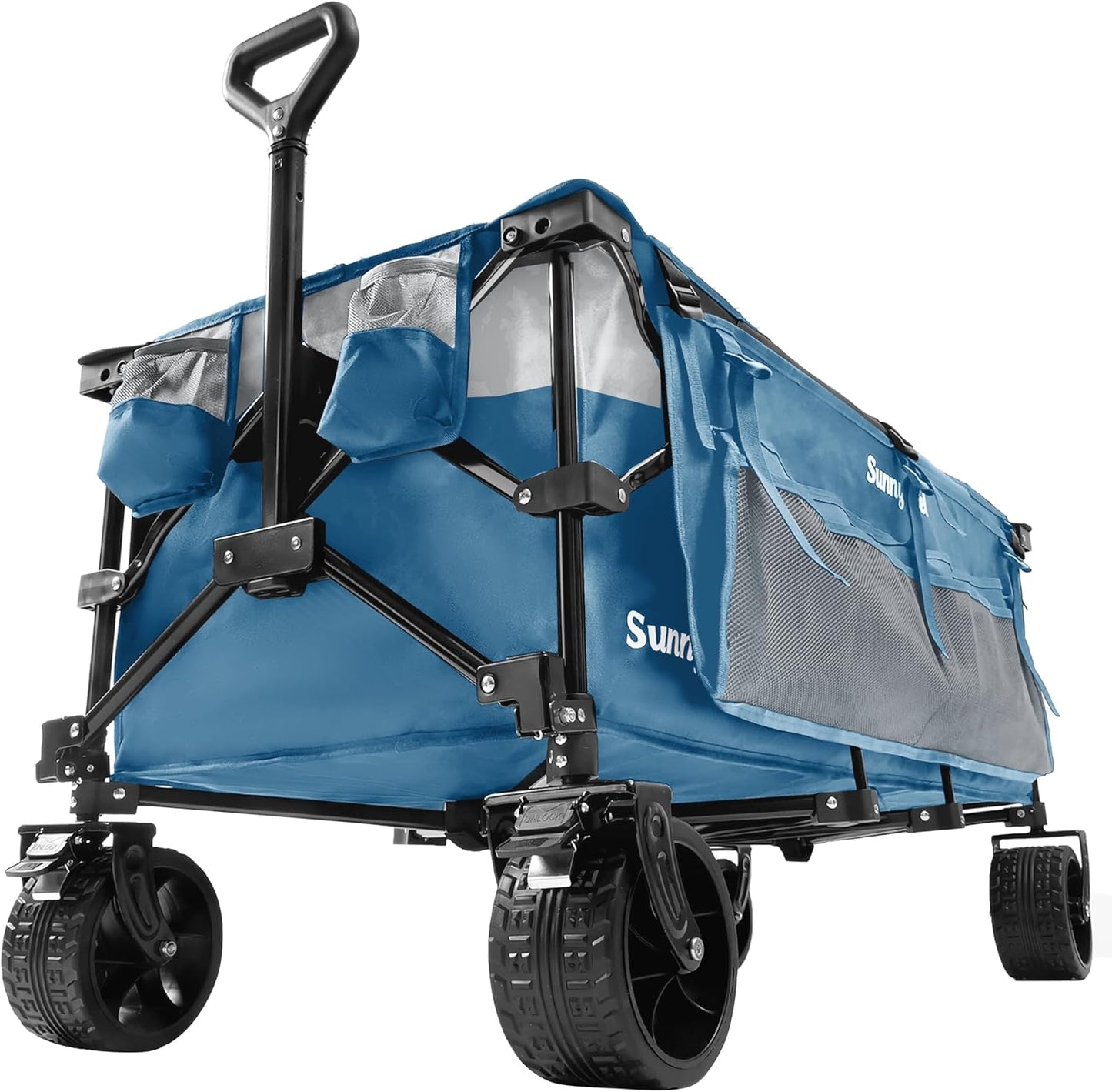 SunnyFeel Heavy Duty Wagon Cart for Camping and Shopping Needs