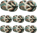 Tie Dye Chunky Chenille Yarn for Crocheting & Knitting - Plush 3/4in