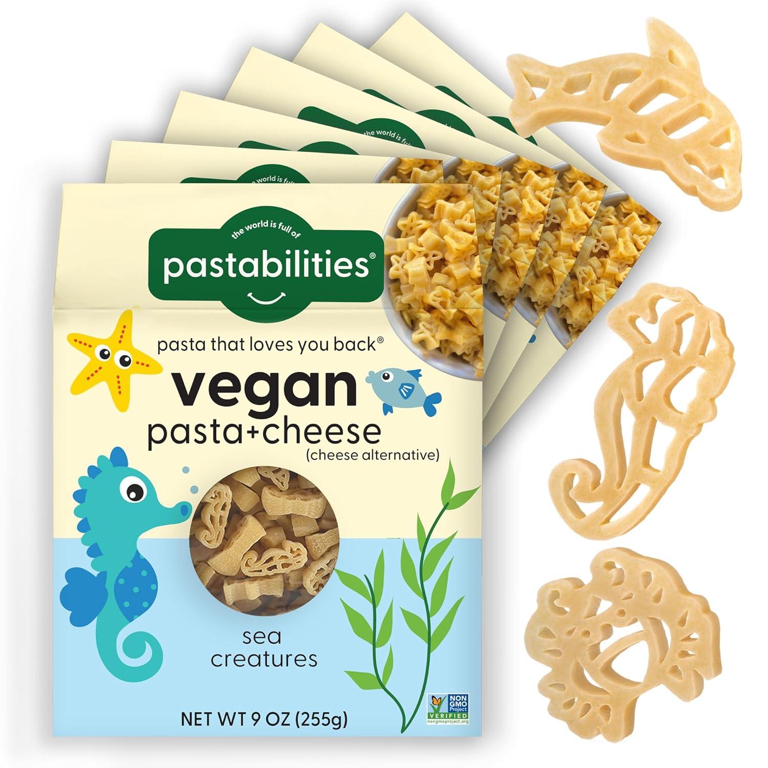 Pastabilities Vegan Mac and Cheese Fun Shapes for Kids and Adults