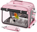 Suertree Bird Carrier Airline Approved Bird Travel Cage - Portable