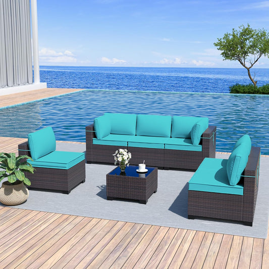 Kurapika 7 Pieces Patio Furniture Set for Outdoor Comfort