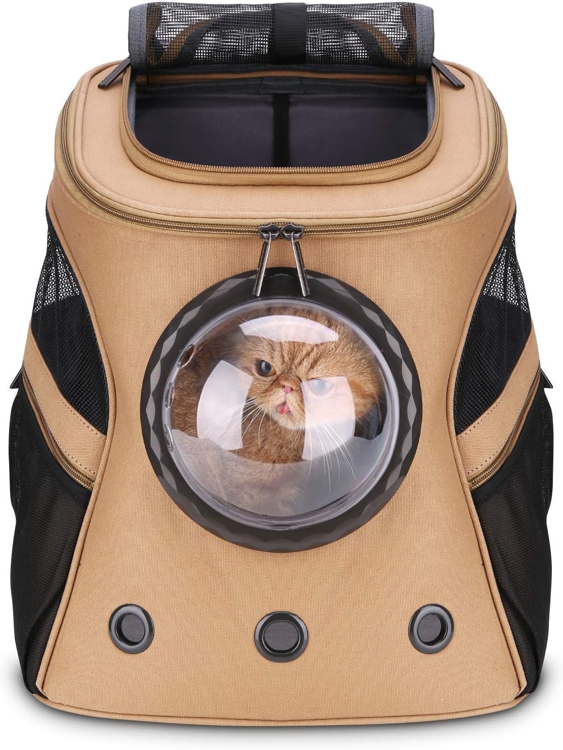 LOLLIMEOW Large Pet Carrier Backpack for Cats and Puppies