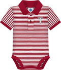 Creative Knitwear College Baby Striped Polo Bodysuit (Style BT2M)