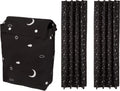 Portable Blackout Curtain Shade 50 in x 78 in 2-Pack - Travel Ready