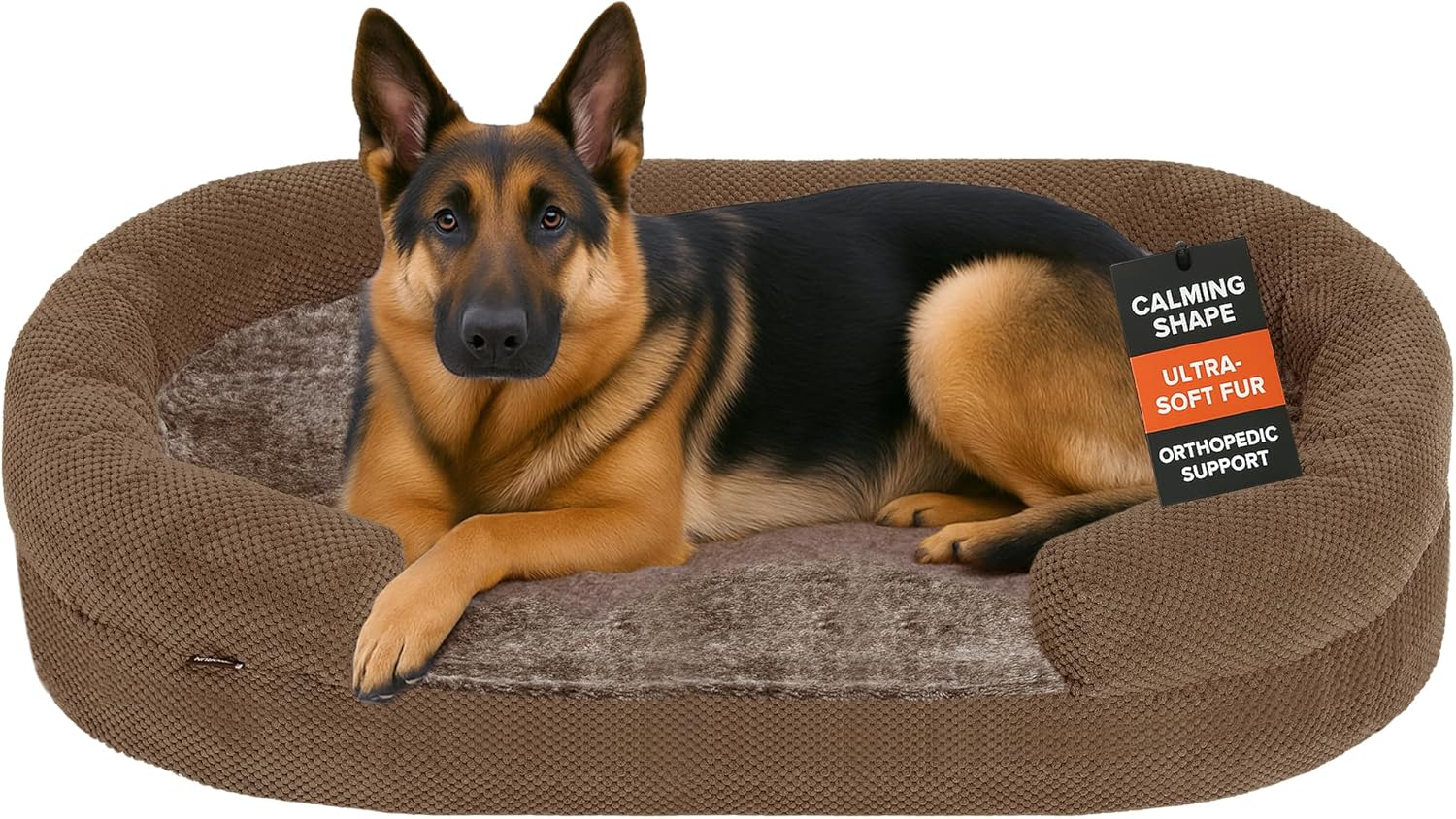 Orthopedic Dog Bed for Extra Large Dogs with Washable Cover