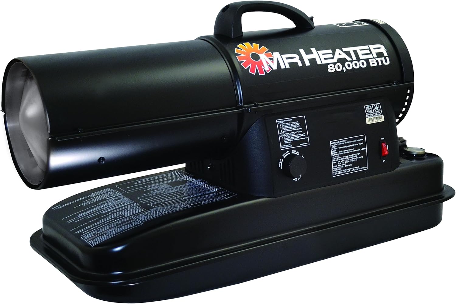 Powerful 80,000 BTU Mr. Heater Black