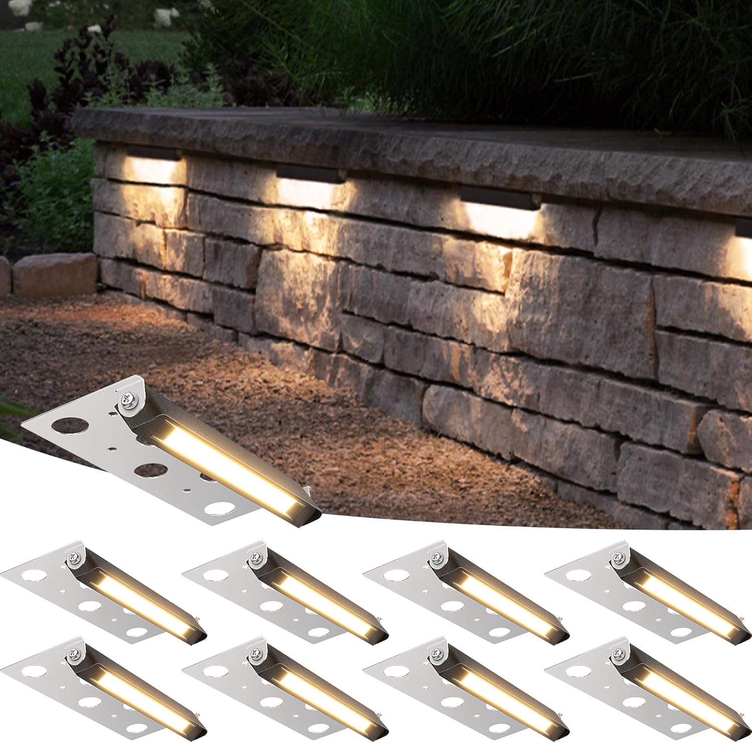 7 Inch LED Waterproof Retaining Wall Lights for Outdoor Use