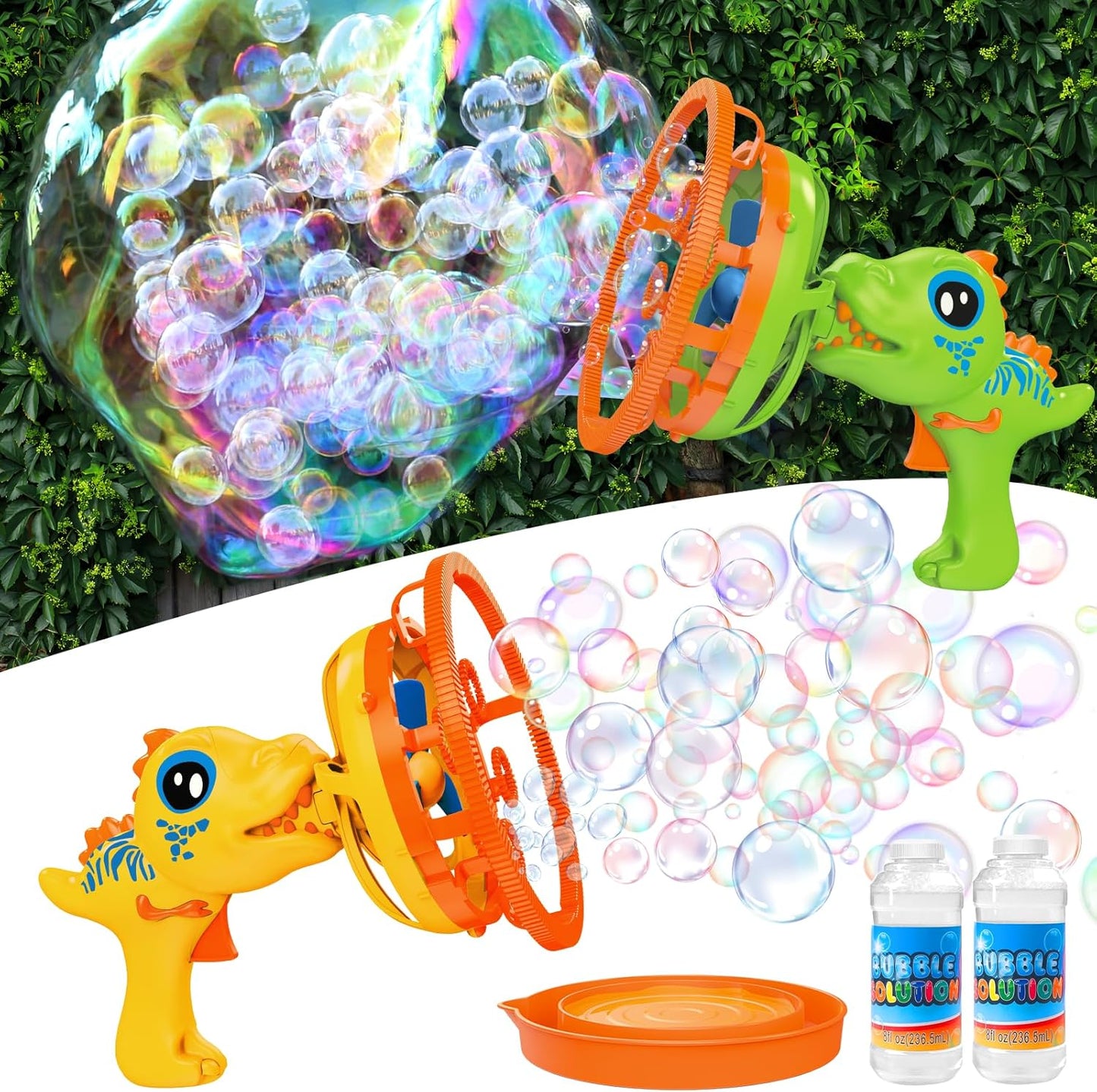 Dinosaur Bubble Gun Toy for Kids | Fun Bubble Blower
