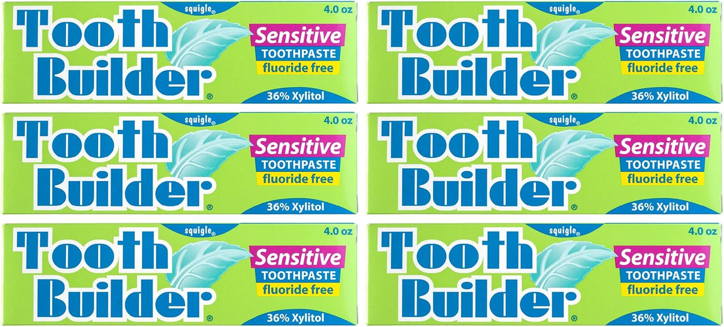 Squigle Tooth Builder SLS Free Toothpaste for Sensitive Teeth