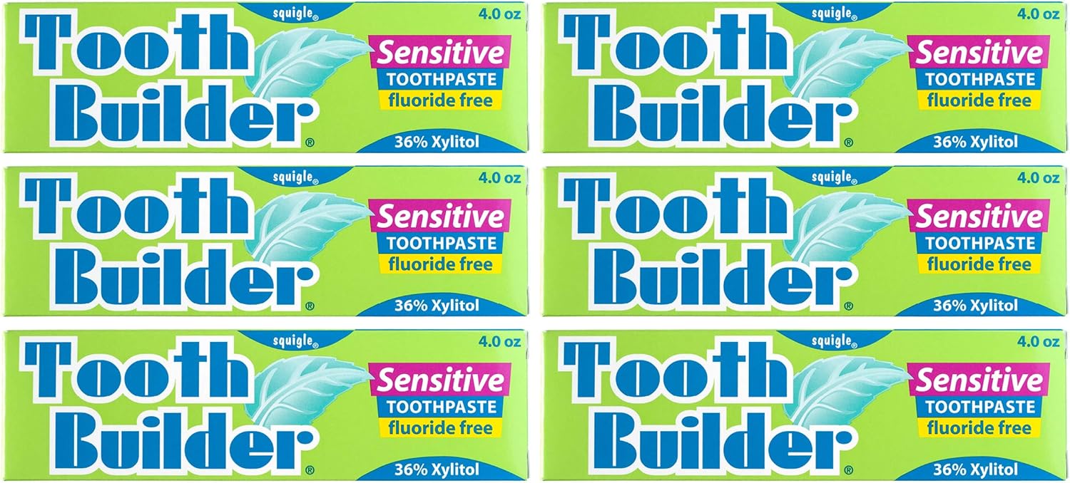 Squigle Tooth Builder SLS Free Toothpaste for Sensitive Teeth