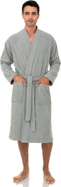 TowelSelections Mens Robe Cotton Terry Cloth Bathrobe - Soft Clothing