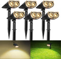 Solar Spot Lights Outdoor - 2-in-1 Waterproof Halloween Yard Lights