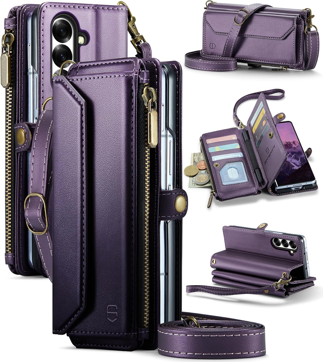 Samsung Galaxy Z Fold 7 Wallet Case with RFID Blocking Features