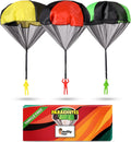 Parachute Toys for Kids - Tangle Free Outdoor Flying Parachute Men