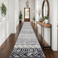 KUTA Boho Runner Rug for Hallway 2.6x16 ft - Washable Moroccan Runner