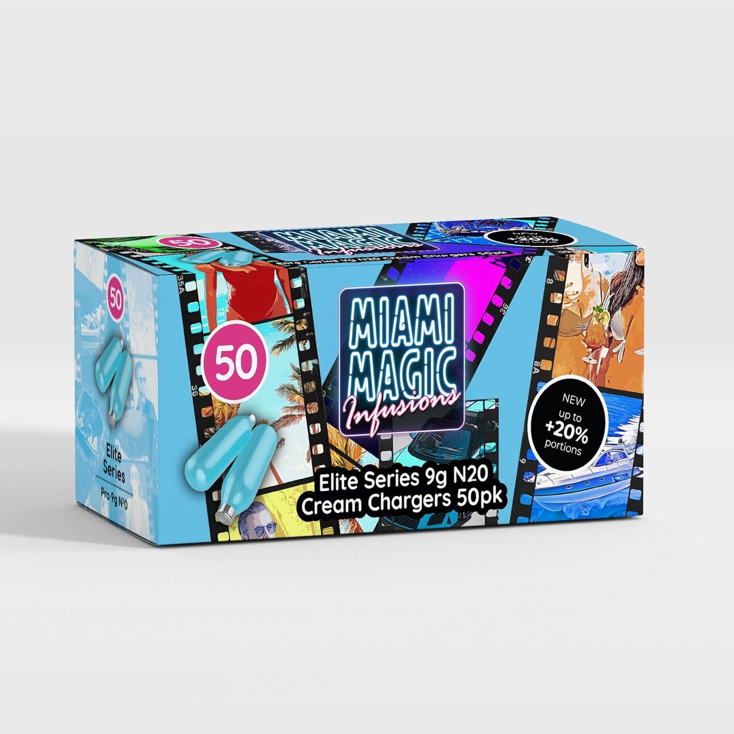 Premium Whip Charger Cartridges - Miami Magic!