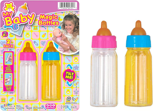 Ja-Ru Magic Baby Doll Bottles Set - Feed Your Baby Dolls Easily!
