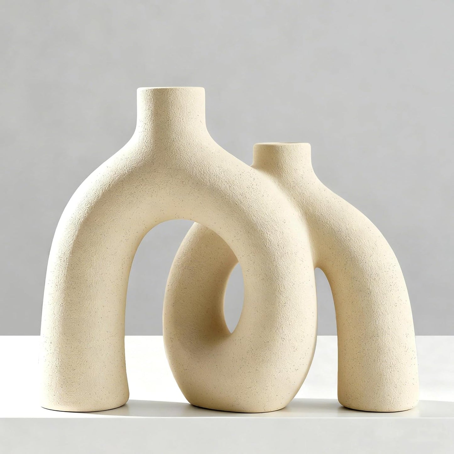 Hug Donut Decorative Vase Set - Modern Nordic Boho Style Decor