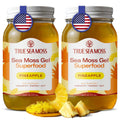 TrueSeaMoss Sea Moss Gel Pineapple Pack of 2 - Natural Energy & Skin