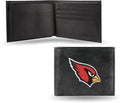 Rico Industries Men's Embroidered Leather Billfold Wallet - Durable
