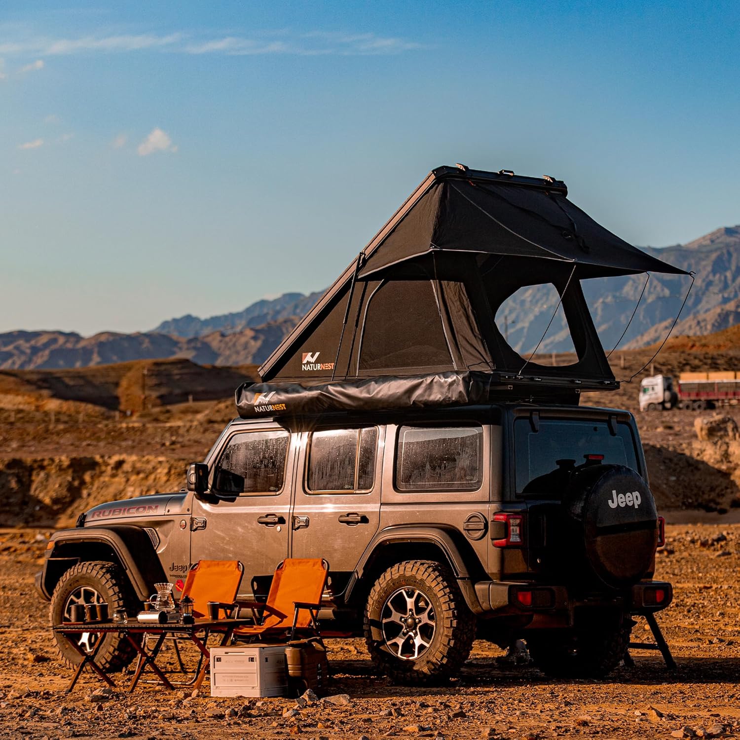 Naturnest Rooftop Tent Hard Shell with Awning - Sleeps 2-3 | SUVIVO