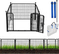 ADAVIN 24 in Garden Fence with Gate - Portable Heavy Duty Animal