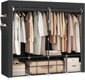 Portable Closet Wardrobe Organizer with Cover - Large Capacity