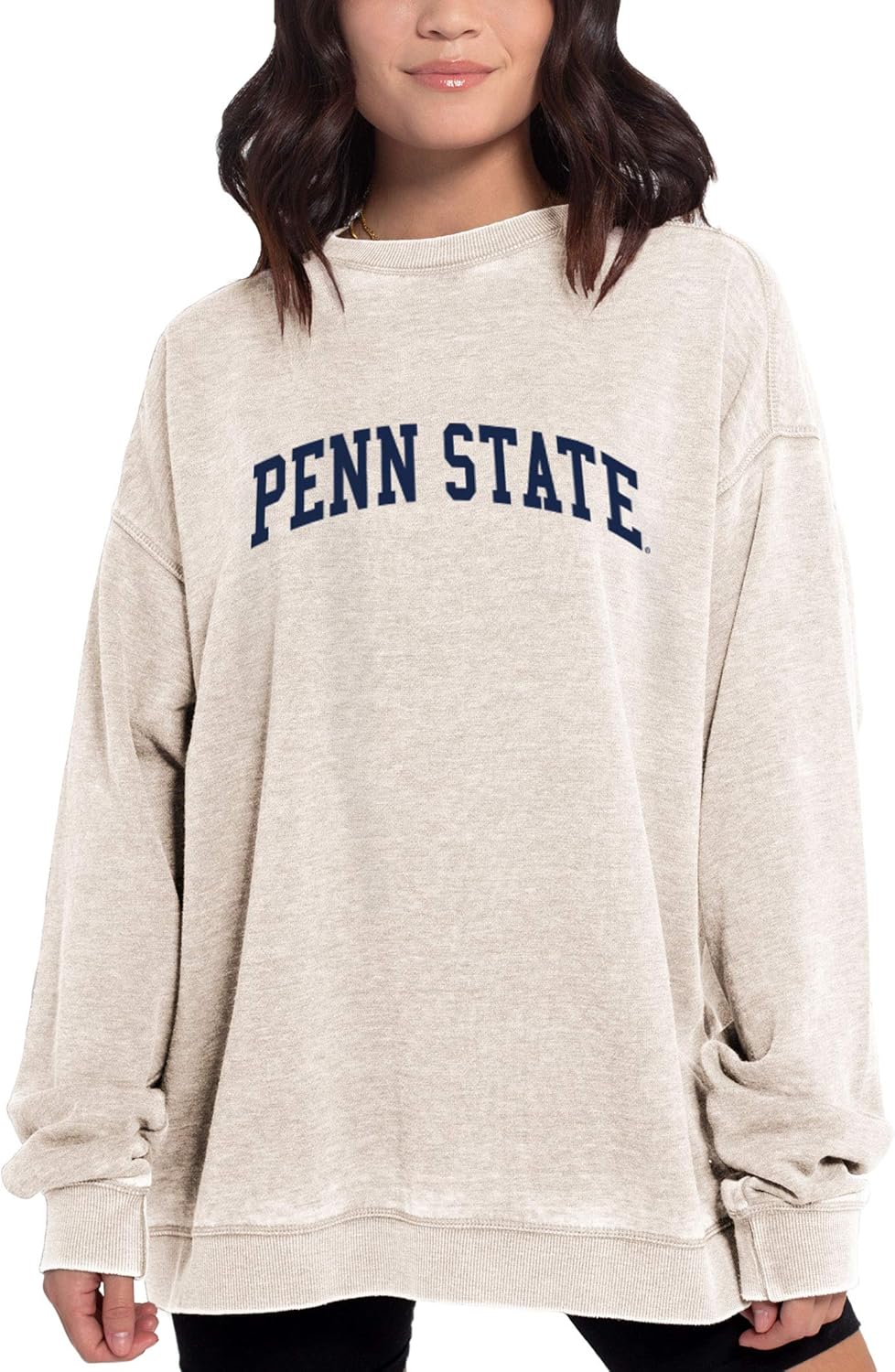 Chicka-D NCAA Womens Burnout Fleece Pullover for Ultimate Comfort