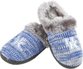 FOCO Womens NHL Team Logo Peak Slide Slippers - Warm, Padded Comfort