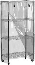 Waterproof Shelf Cover Transparent PVC Wire Rack Cover - Dust & Water