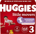 Huggies Size 3 Little Movers Diapers 168 Count - Active Leak