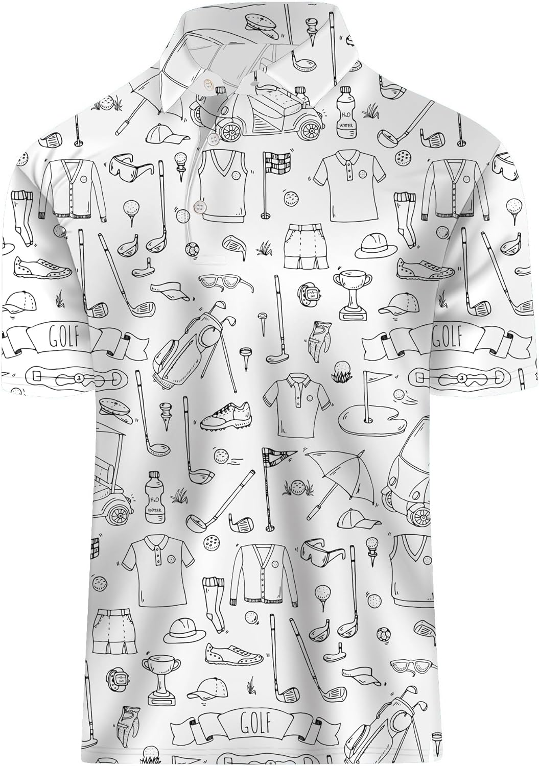 Hawaiian Dry Fit Golf Polo Shirt - sportbull