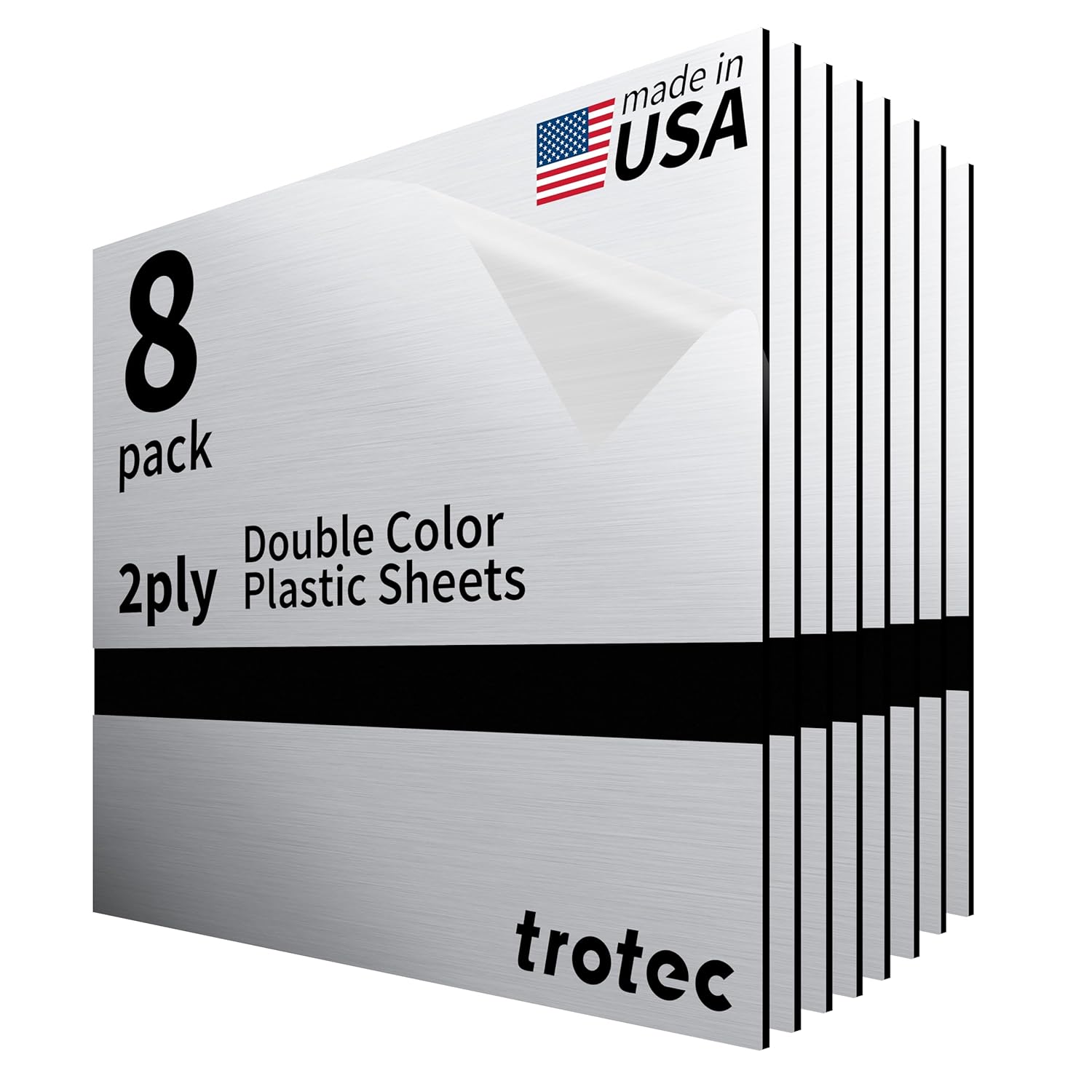 Metallic Looking Acrylic Sheet for Laser Engraving & Cutting