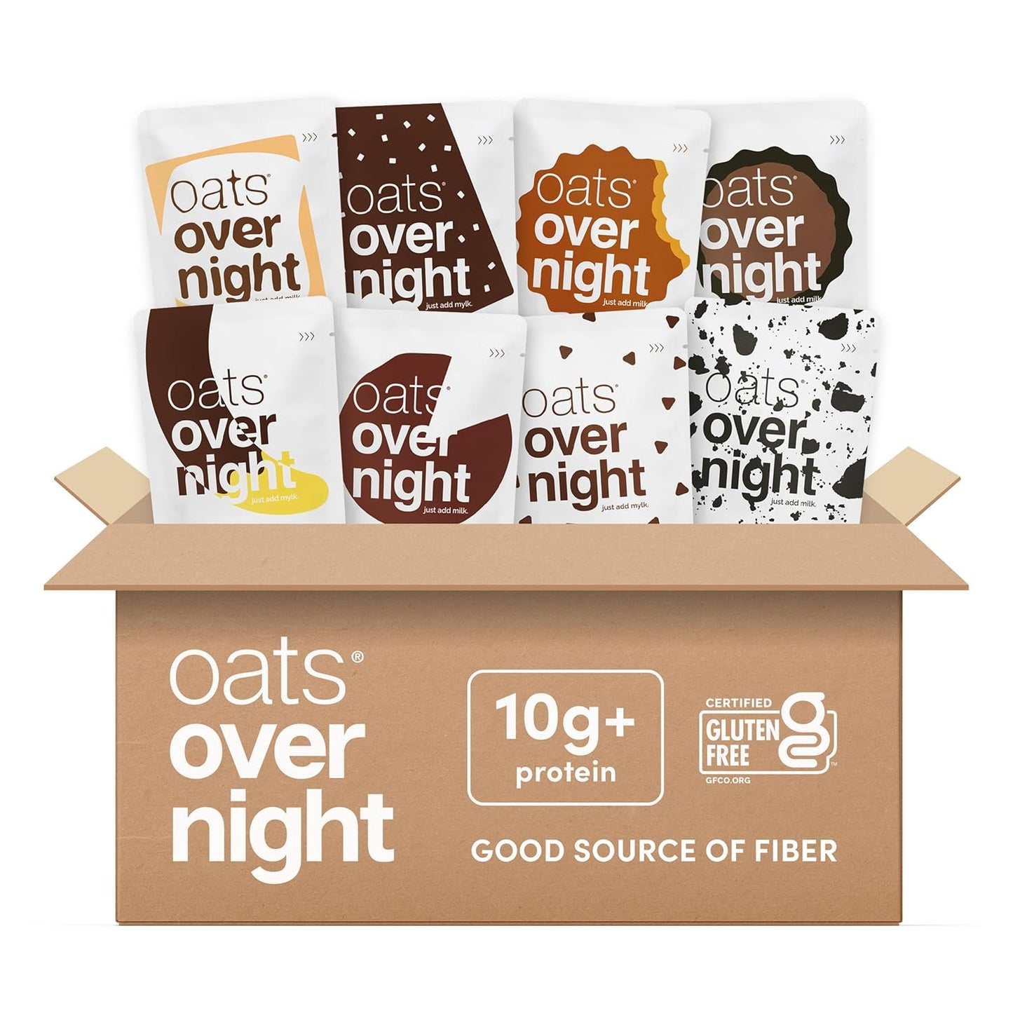 Oats Overnight Chocolate Variety Pack - High Protein Breakfast